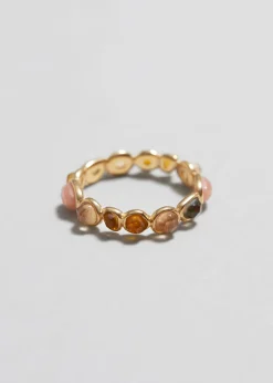 Bague En Pierres De Verre Naturelles