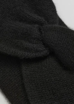 Bandeau Torsadé Devant En Cachemire