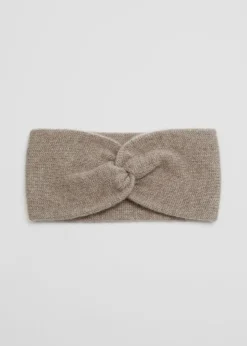 Bandeau Torsadé Devant En Cachemire