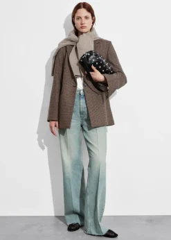 Blazer En Laine Mélangée