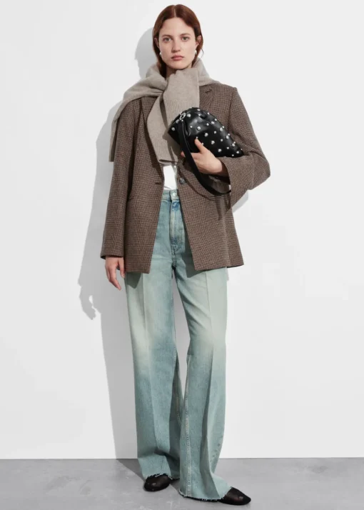 Blazer En Laine Mélangée