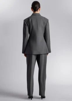 Blazer Habillé à Larges épaules