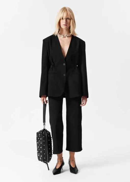 Blazer Sans Col