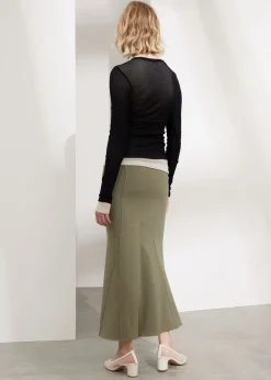 Blouse Ajustée En Soie Couleur Mûre