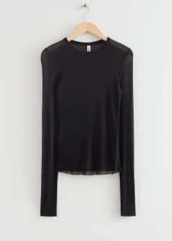 Blouse Ajustée En Soie Couleur Mûre