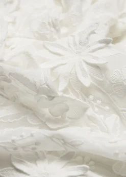 Blouse Brodée à Volants