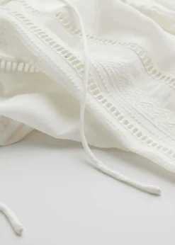 Blouse Décontractée Avec Broderies