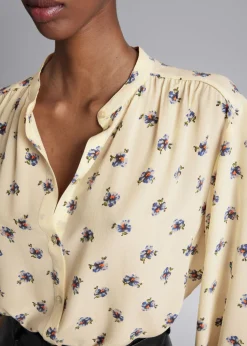 Blouse Décontractée En Soie