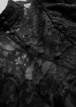 Blouse En Dentelle à Volants