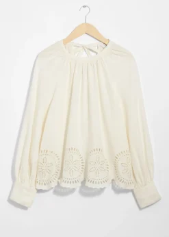 Blouse En Lin à Dos Ouvert