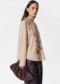 Blouse Imprimée à Nœud