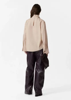 Blouse Imprimée à Nœud