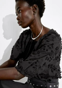 Blouse Oversize à Manches Ballon