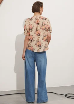 Blouse Oversize à Manches Ballon