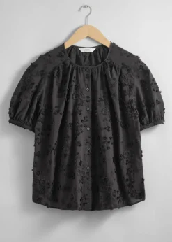 Blouse Oversize à Manches Ballon