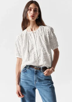 Blouse Oversize à Manches Ballon