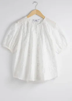 Blouse Oversize à Manches Ballon