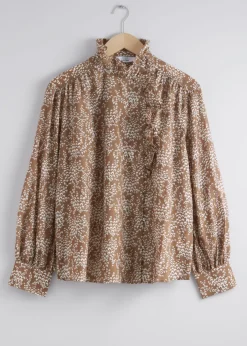 Blouse Oversize à Volants