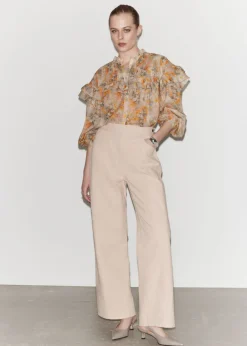Blouse Oversize à Volants