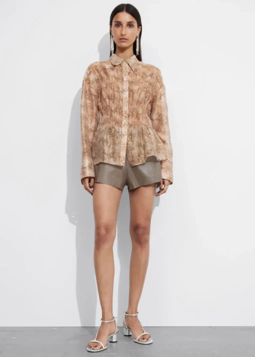 Blouse Transparente à Basque