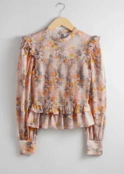 Blouse Volantée à Smocks