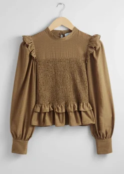 Blouse Volantée à Smocks