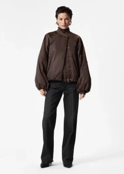 Bomber à Manches Volumineuses