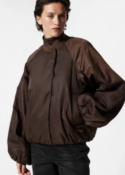 Bomber à Manches Volumineuses