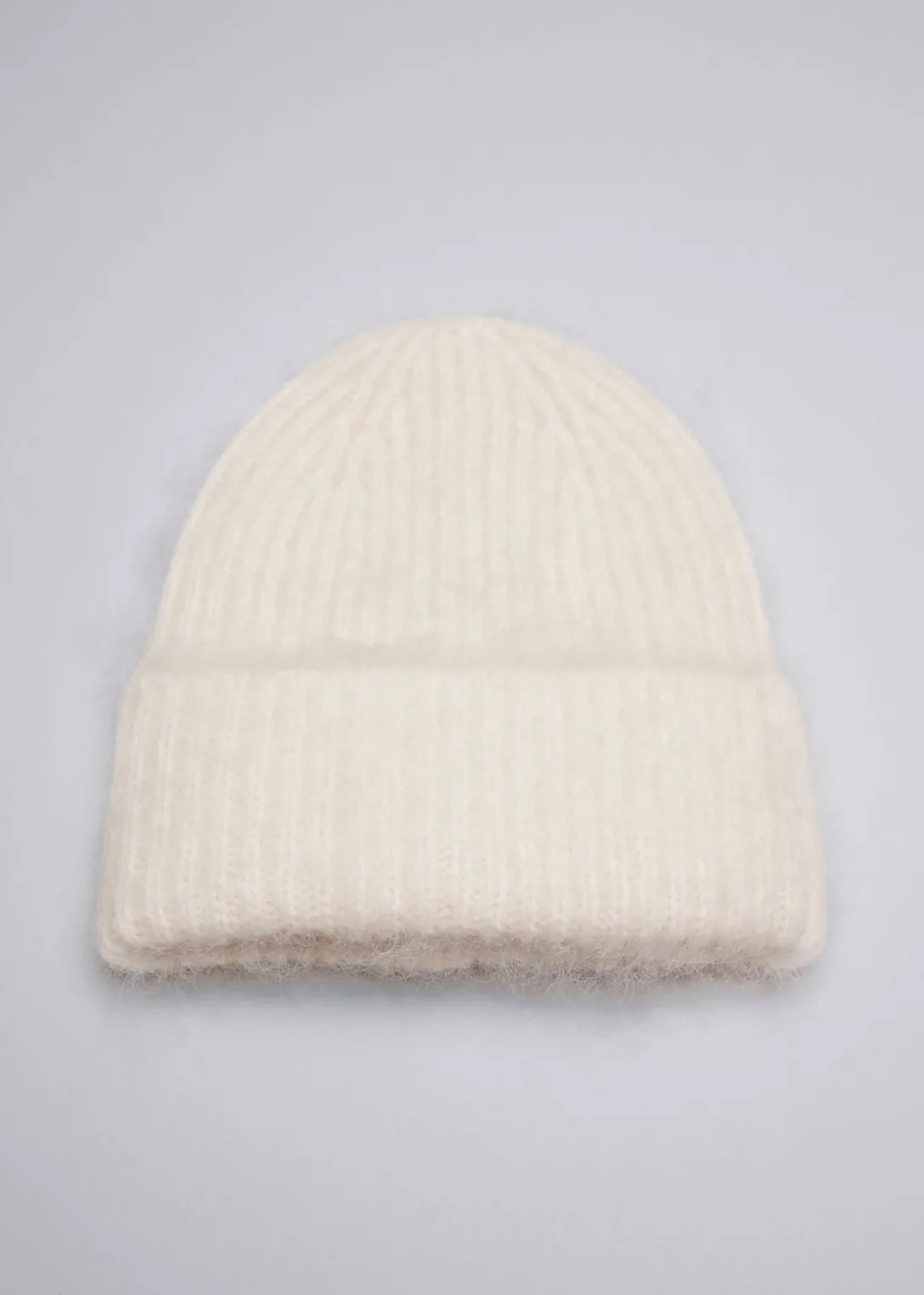 Bonnet En Mohair Mélangé Brossé