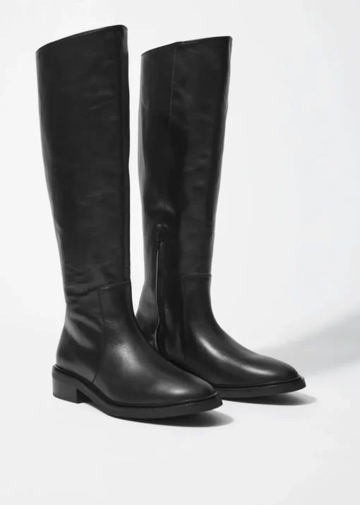 Bottes De Style équitation En Cuir