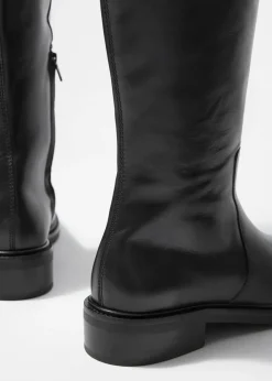 Bottes De Style équitation En Cuir