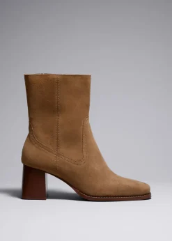 Bottines Classiques En Cuir