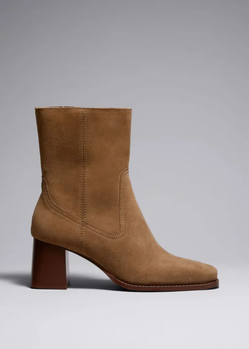 Bottines Classiques En Cuir
