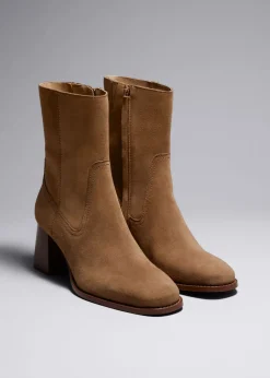 Bottines Classiques En Cuir