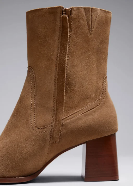 Bottines Classiques En Cuir