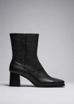 Bottines Classiques En Cuir