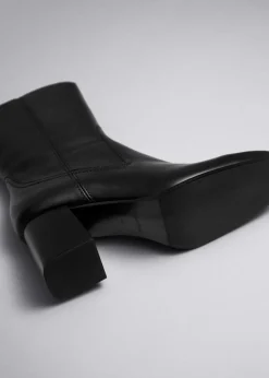 Bottines Classiques En Cuir
