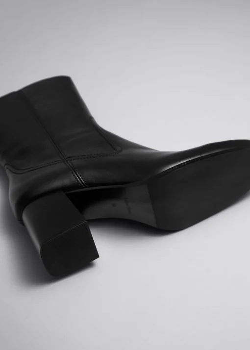 Bottines Classiques En Cuir