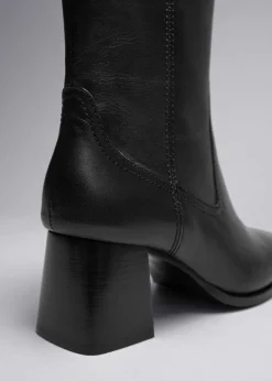 Bottines Classiques En Cuir