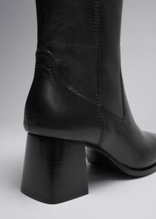 Bottines Classiques En Cuir
