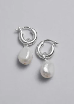 Boucles D’oreilles Avec Perles D’eau Douce