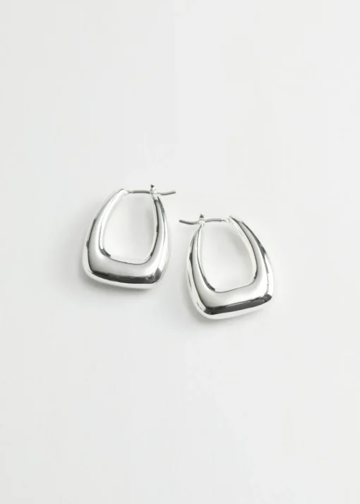 Boucles D’oreilles Créoles Ovales épaisses