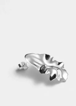 Boucles D’oreilles En Argent De Forme Organique