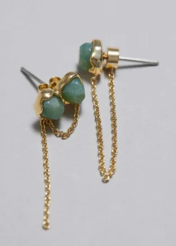 Boucles D’oreilles En Pierres Semi-précieuses