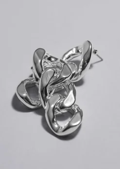 Boucles D’oreilles épaisses à Chaîne Pendante