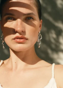 Boucles D’oreilles Pendantes En Forme De Gouttes