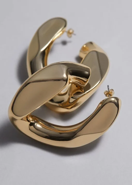 Boucles D'oreilles Torsadées