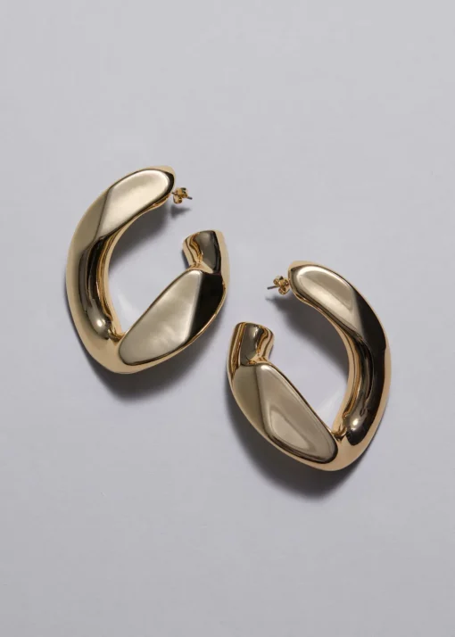 Boucles D'oreilles Torsadées