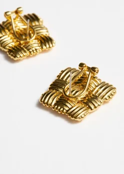 Boucles D’oreilles Tressées