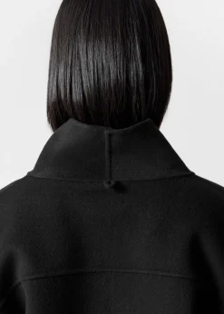 Cape Asymétrique En Laine Mélangée